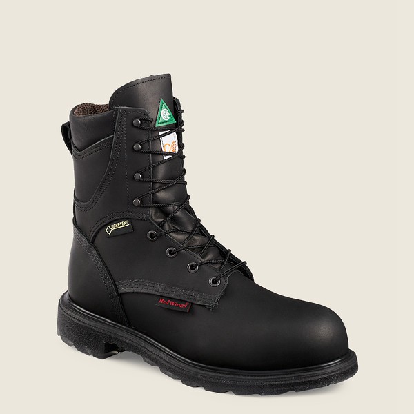 Botas de Seguridad Red Wing Hombre Negros - Supersole® 2.0 - 8-Inch Insulated Waterproof Csa Toe - 3